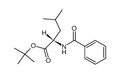 N-Benzoyl-L-leucin-tert.-butylester Structure