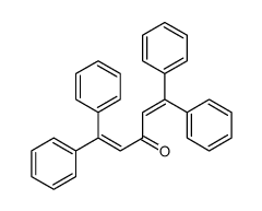 1,1,5,5-tetraphenylpenta-1,4-dien-3-one Structure