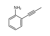 Benzenamine, 2-(1-propynyl)- (9CI)结构式