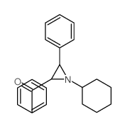 Methanone,[(2R,3S)-1-cyclohexyl-3-phenyl-2-aziridinyl]phenyl-, rel-结构式