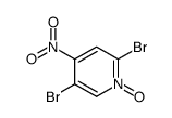 2,5-Dibromo-4-nitropyridine 1-oxide结构式