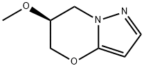 (S)-6-甲氧基-6,7-二氢-5H-吡唑并[5,1-B][1,3]恶嗪结构式