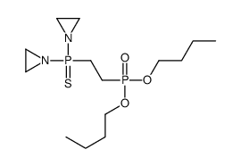bis(aziridin-1-yl)-(2-dibutoxyphosphorylethyl)-sulfanylidene-λ5-phosphane Structure