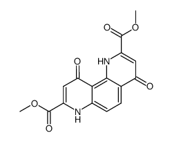 1,4,7,10-tetrahydro-2,8-dicarbomethoxy-1,7-phenanthroline-4,10-dione结构式
