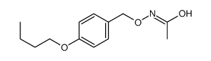 N-[(4-butoxyphenyl)methoxy]acetamide Structure