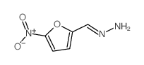 2-Furancarboxaldehyde,5-nitro-, hydrazone structure