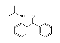 phenyl-[2-(propan-2-ylamino)phenyl]methanone结构式