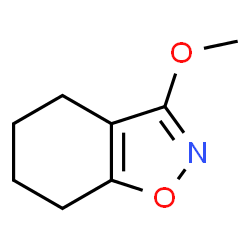 1,2-Benzisoxazole,4,5,6,7-tetrahydro-3-methoxy-(9CI) structure