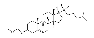 3β-Methoxymethoxycholest-5-ene结构式