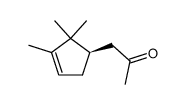 1-(2,2,3-trimethylcyclopent-3'en-yl)propan-2-one结构式