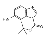 1H-Benzimidazole-1-carboxylicacid,6-amino-,1,1-dimethylethylester Structure