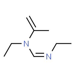 Methanimidamide, N,N-diethyl-N-(1-methylethenyl)- (9CI) structure