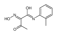 2-HYDROXYIMINO-3-OXO-N-O-TOLYL-BUTYRAMIDE structure