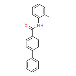 N-(2-Iodophenyl)-4-biphenylcarboxamide Structure