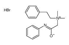 (2-anilino-2-oxoethyl)-dimethyl-(2-phenylethyl)azanium,bromide Structure