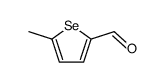 5-methyl-2-formylselenophene Structure