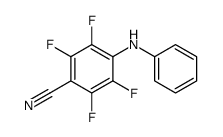 4-anilino-2,3,5,6-tetrafluorobenzonitrile结构式