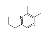 Pyrazine, 2,3-dimethyl-5-propyl- (8CI,9CI) Structure