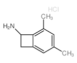 3,5-Dimethylbicyclo(4.2.0)octa-1,3,5-trien-7-amine Structure