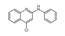 (4-chloro-quinolin-2-yl)-phenyl-amine结构式