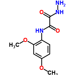N-(2,4-Dimethoxyphenyl)-2-hydrazino-2-oxoacetamide Structure