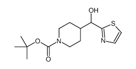 1-Boc-4-(hydroxythiazol-2-yl-Methyl)piperidine Structure