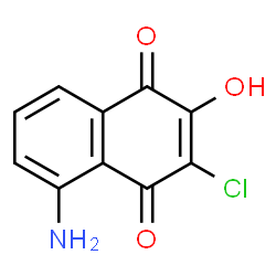 1,4-Naphthalenedione,5-amino-3-chloro-2-hydroxy- structure
