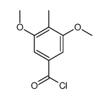 3,5-dimethoxy-4-methyl-benzoyl chloride structure