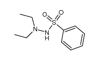 2-Benzolsulfonyl-1,1-diaethyl-hydrazin结构式