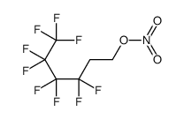 3,3,4,4,5,5,6,6,6-Nonafluorohexyl nitrate结构式