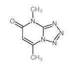 2,5-dimethyl-1,5,7,8,9-pentazabicyclo[4.3.0]nona-2,6,8-trien-4-one Structure