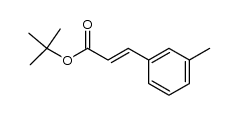 (E)-tert-butyl 3-m-tolylacrylate结构式