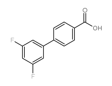 3',5'-DIFLUORO-[1,1'-BIPHENYL]-4-CARBOXYLIC ACID structure