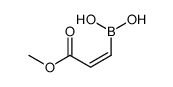 [(E)-3-methoxy-3-oxoprop-1-enyl]boronic acid Structure