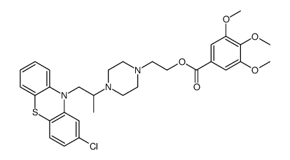 2-[4-[1-(2-chlorophenothiazin-10-yl)propan-2-yl]piperazin-1-yl]ethyl 3,4,5-trimethoxybenzoate Structure