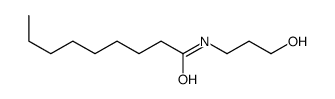 N-(3-hydroxypropyl)nonanamide Structure