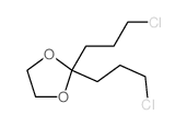 2,2-bis(3-chloropropyl)-1,3-dioxolane Structure