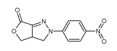2-(4-nitrophenyl)-2,3,3a,4,5,6-hexahydro-6-oxofuro[3,4-c]pyrazole结构式