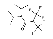 Phosphine, bis(1-methylethyl)[3,3,3-trifluoro-1-oxo-2-(trifluoromethyl )propyl]- structure