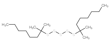 2-methyl-2-(2-methyloctan-2-ylpentasulfanyl)octane Structure