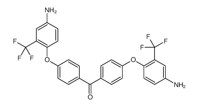 bis[4-[4-amino-2-(trifluoromethyl)phenoxy]phenyl]methanone Structure