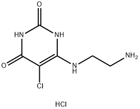 6-(2-Aminoethyl)amino-5-chlorouracil Structure
