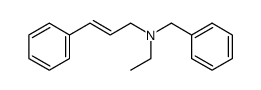 N-benzyl-N-ethyl-3-phenylprop-2-en-1-amine Structure