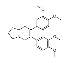 (8aR)-6,7-bis(3,4-dimethoxyphenyl)-1,2,3,5,8,8a-hexahydroindolizine Structure