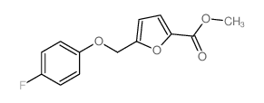 METHYL 5-((4-FLUOROPHENOXY)METHYL)FURAN-2-CARBOXYLATE structure