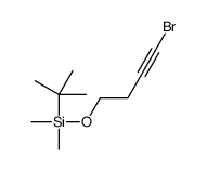 4-bromobut-3-ynoxy-tert-butyl-dimethylsilane结构式