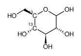 d-[4,5-13c2]glucose Structure