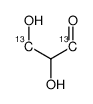 dl-[1,3-13c2]glyceraldehyde Structure