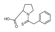 (2S)-1-(2-phenylethanethioyl)pyrrolidine-2-carboxylic acid Structure