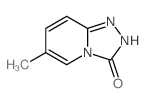 6-甲基-[1,2,4]三唑并[4,3-a]吡啶-3-醇结构式
